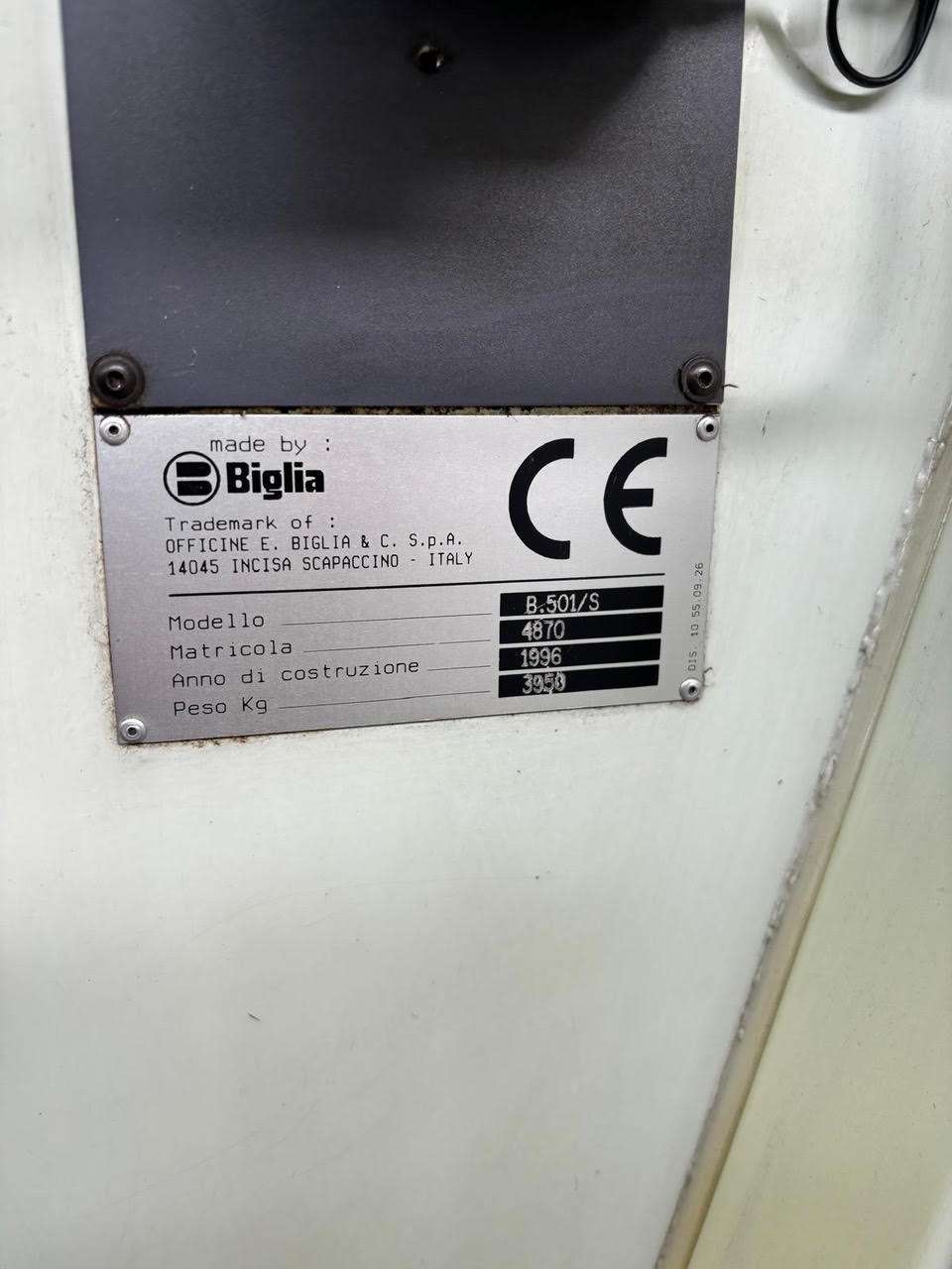 Tornio cnc Biglia B501S