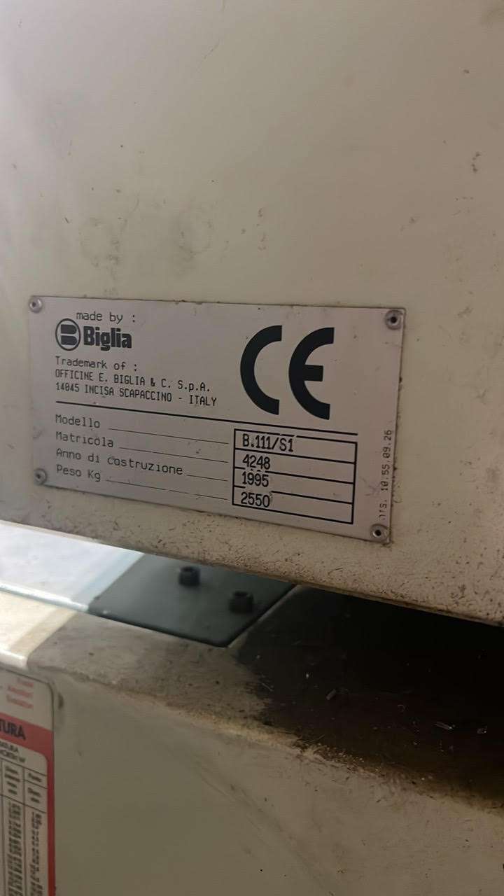 TORNIO CNC "Biglia" MOD. B111 S1