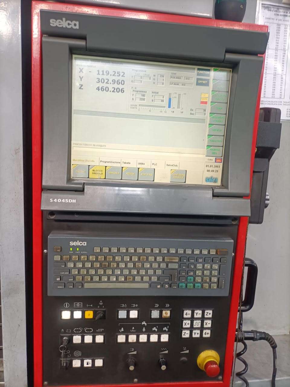 CENTRO DI LAVORO FAMUP MOD. MC 120/60